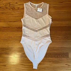 Light Pink Mesh Bodysuit
